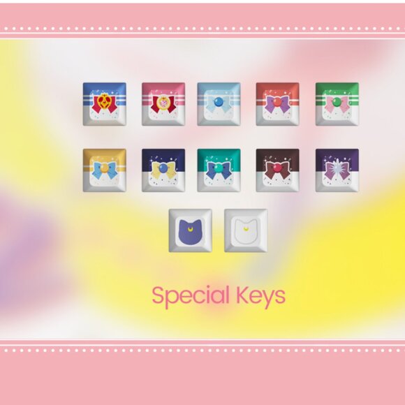 Sailor Moon Mechanical Keyboard - Akko Crystal - Picture 7 of 8